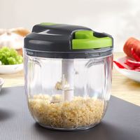 Knoflook Groentepers Handmatige Voedselverwerker Veggie Dunschiller Zachte Handgreep Stamper Hand Gehouden Vleesmolen Crusher Slicer Ui Chopper