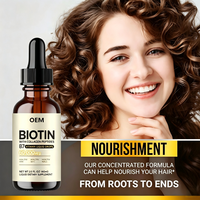 Gouttes buvables de biotine Natural Beauty à absorption rapide et biodisponibilité, saveur baies et agrumes, pour l'éclat de la peau, des ongles et des cheveux