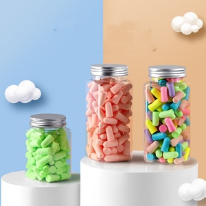 Cómodos tapones para los oídos de espuma suave, antiruido, para dormir, con reducción de ruido, para nadar y dormir, 10/24/60 Uds. - Product Image 1