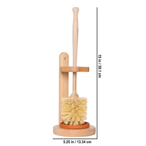 Oiled Beechwood <b>Wooden</b> Friendly <b>Toilet</b> Bamboo <b>Toilet</b> <b>Brush</b> <b>Toilet</b> <b>Brush</b> Wood - Product Image 3