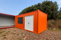 Vente en gros de maisons conteneurs préfabriquées modulaires pliables portables de 20 pieds et 40 pieds, pour usage résidentiel, bureau ou atelier