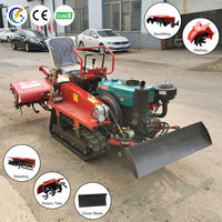Motoculteur rotatif multifonctionnel diesel pour vergers, terrasses, serres et petites exploitations agricoles