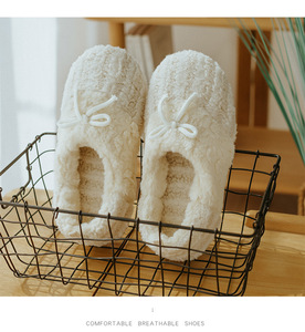 Pantuflas Ortopédicas de Algodón con Soporte de Arco, Plantilla de Espuma Viscoelástica, Suela Antideslizante, Zapatos para el Hogar para Aliviar el Dolor de Pies, Uso Diario - Product Image 1