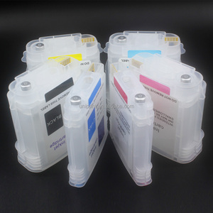 Non. Cartouches <span class=keywords><strong>d</strong></span>'<span class=keywords><strong>encre</strong></span> rechargeables 84 85 compatibles avec <span class=keywords><strong>HP</strong></span> Designjet 130 130gp 130nr 30 30gp 30n 90 90gp 90r avec puce - Product Image 5