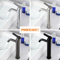 Robinet de lavabo monocommande monotrou moderne et contemporain en chrome avec cartouche céramique à débit contrôlé
