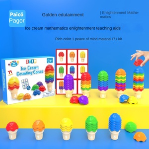 Juego Educativo de Matemáticas con Helados Paico Kids, para Contar, Clasificar Colores, Apilar y Combinar Números, para Niños de <span class=keywords><strong>5</strong></span> a 7 <span class=keywords><strong>Años</strong></span> - Product Image 5