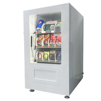 Máquina Expendedora de Barras de Chocolate y Bolsitas de Té con Código QR, Precio de Fábrica, Máquina de Escritorio para Bebidas y Snacks, con Pantalla LED y SDK Habilitado