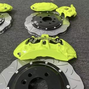 Nouveau kit de freinage de haute performance 6 pistons V6 pour jantes 17-19, compatible BMW E46 E92 F36, Toyota Fortuner, Golf, Tiguan R, Audi, disques et plaquettes de frein - Product Image 3
