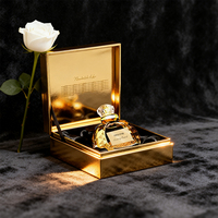 Coffret Cadeau de Luxe Personnalisable Fait Main avec Embossage pour Huiles Essentielles, Cosmétiques, Parfums et Crèmes Visage – Boîte Rigide Recyclée