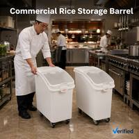 Conteneur de stockage de riz 140L pour armoire de cuisine, organisateur pour riz, céréales, haricots, boîte de rangement alimentaire avec tasse doseuse