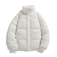 Veste Homme 2026 de Haute Qualité avec Logo Personnalisé, Fermeture Éclair Réversible, Style Coréen, Coupe Ample, Col Montant, pour Couples