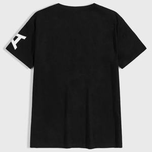 Camiseta de Algodón Orgánico Oem 2020, Camiseta Informal de Moda para Hombre, Camiseta de Manga Corta con Estampado Gráfico, Tela de Algodón - Product Image 3