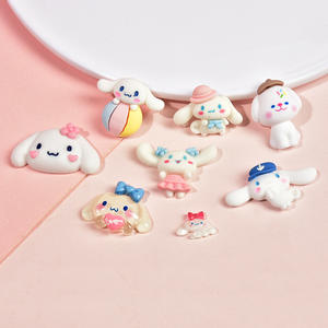 Accessoires en résine de la <span class=keywords><strong>série</strong></span> Cinnamoroll, mignons et de style dessin animé, pour la création de bijoux, la décoration de coques de téléphone, les pinces à cheveux, les jouets à presser, etc. - Product Image 4