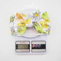 Bandeau élastique pour bébé fille, 30 motifs différents, imprimé léopard, avec nœud papillon