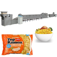 Industria automática coreana fideos instantáneos maquinaria de procesamiento de alimentos indomie máquina de fabricación de fideos instantáneos