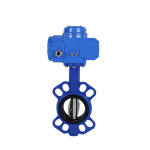 ORBY Vanne papillon motorisée en fonte de type régulateur DN40-DN300 avec actionneur électrique Vanne papillon - Product Image 2
