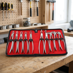 10PCS Dental Orthodontic <b>Pliers</b> <b>Set</b> Stainless Steel Extraction Forceps Manual Instrument Kit CE Certified Class I Grip Surgical - Product Image 4