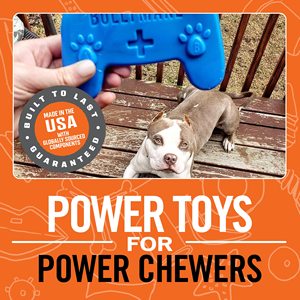 BULLYMAKE naylon denetleyici çiğnemek oyuncak köpekler için sert naylon malzemeler dayanıklı köpek oyuncak agresif Chewers için abd'de yapılan - Product Image 4