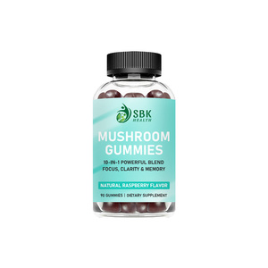 High Quality Mushroom Gummies 10 In 1 Blend for Adults Brain Mood Cognitive Health Mushroom Mood Relaxation Lions Mushroom - Product Image 1