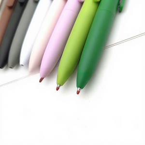 Ensemble de stylos gel pastel Macaron, stylo de poche avec encre noire, effaceurs mignons, écriture fluide, stylo à bille en plastique pour le bureau et l'école - Product Image 4