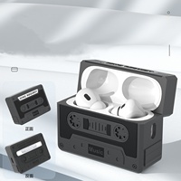 Étui à cassette 3D pour AirPods Pro 2nd Generation Case Air Pods 3 Cover avec lanière, antichoc, protection complète