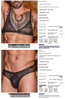 Pakaian Dalam Pria Ultra Tipis Bernapas Bahan Spandex Seksi, Bra Renda Low-Rise, Celana Dalam Thong, Nyaman untuk Klub Malam, Cepat Kering, Lembut, Transgender ODM