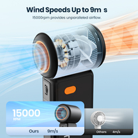 Mini Turbo Jet Ventilateur Portable à Grande Vitesse Moteur Brushless Sèche-Cheveux et Ventilateur de Vitesse