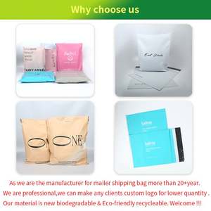 Sac d'expédition en polyéthylène pour vêtements, logo personnalisé, épaissi, mat, givré, rose, express, logistique - Product Image 6