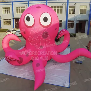Aero Hot Bán bạch tuộc bơm hơi khổng lồ quả cầu tùy chỉnh Inflatable linh vật