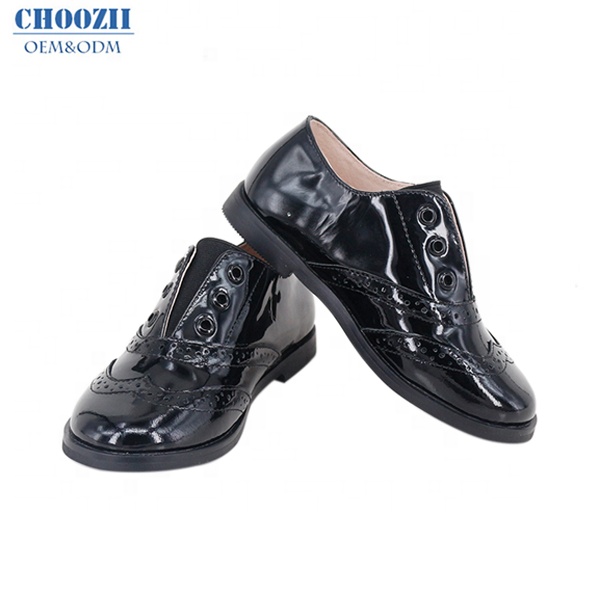 Индивидуальный дизайн, высококачественные эластичные лоферы из натуральной кожи для мальчиков, детская повседневная обувь без шнуровки