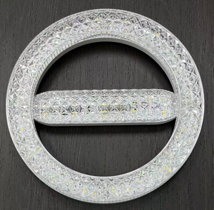 Lámpara de Techo Redonda LED Moderna Crystal UFO, 48W, Base E27, AC100V-265V, Chips DOB SMD2835, 3600 Lúmenes, ABS+PS, Ra90, IP20, 1 Año de Garantía - Product Image 1