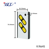 Télécommande universelle sans fil de haute qualité YET2242, 433 MHz, 12 V, plastique, étanche, portée de contrôle de 100 m pour garage
