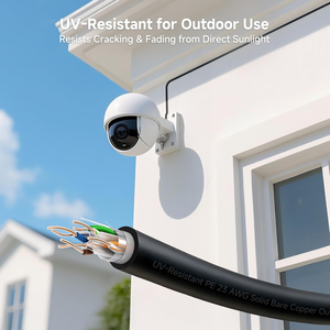 Fabrika sıcak satış cat6 kablo 305m cat6 dış mekan kablosu kamera rj45 ethernet kablosu üreticisi - Product Image 5