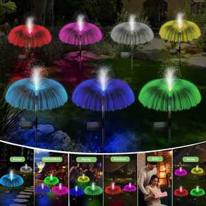 Luces Solares LED IP65 Impermeables para Decoración de Jardín, Césped y Caminos, con Control Remoto y Batería Recargable AAA - Product Image 2