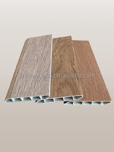 Plinthe en PVC/SPC à effet bois, ligne décorative pour sol, accessoire de sol, lignes décoratives imperméables et durables H80MM - Product Image 5