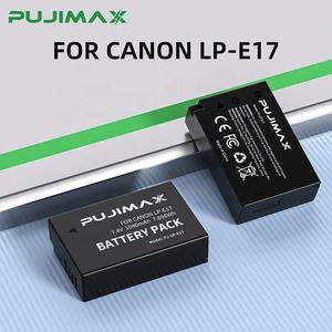 Pujimax แบตเตอรี่ LP-E17 1040มิลลิแอมป์ต่อชั่วโมงสำหรับ <span class=keywords><strong>Canon</strong></span> EOS 760D 750D 200D X9i จุมพิต T6s กบฏ8000D จูบ T6i X8i 250D SL3กบฏ - Product Image 2