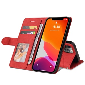 Funda Tipo Cartera con Tapa Abatible, Diseño de Líneas Abstractas, en PU y TPU de Doble Color, Resistente a Impactos, <span class=keywords><strong>para</strong></span> 17, 16 y <span class=keywords><strong>SE</strong></span> - Product Image 3