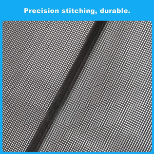 Housse de protection pour climatiseur extérieur, en maille de polyester noire, pour unité de climatisation centrale, installation sans perçage - Product Image 3