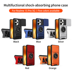 Custodia Protettiva Posteriore per <span class=keywords><strong>Cellulare</strong></span> in TPU+PC, Antiurto, Magnetica, Accessori per Telefoni Mobili per Oppo Realme 15 Pro 5G - Product Image 6