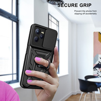 Honatop celulares fundas forros estuches étui pour oppo realme GT3 Narzo C67 C55 C53 C51 C35 étui de protection de caméra à glissière