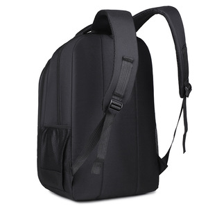Laptop Backpack Water Resistant Lightweight Business Travel Backpack Unisex Gray Solid Color Spring 2024 - Product Image 3