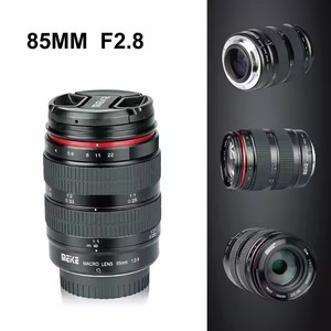 Objectif macro Meike 85 mm F2.8 - Objectif téléobjectif moyen à mise au point manuelle compatible avec <span class=keywords><strong>Fuji</strong></span>, M43, APS-C et plein format - Product Image 4