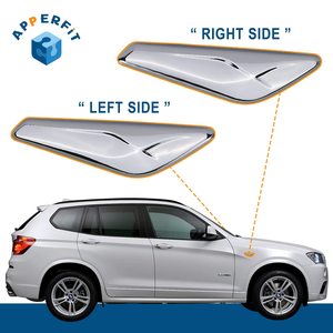 AOHONG Garniture de pare-chocs chromée pour BMW X3 X4 2013-2017 Plaque décorative ABS 51117338569 51117338570 - Product Image 3