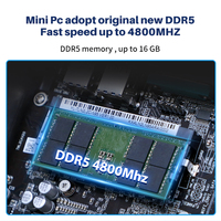 Ordinateur embarqué compact Ultra N150 DDR5 avec 8 ports USB, 2 ports RS485 COM, double LAN Gigabit et emplacement M.2 pour la commande d'automatisation de kiosque