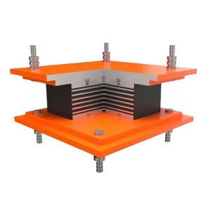 地震橡胶支座/学校项目用铅橡胶支座/铅橡胶支座抗震基座隔振器 - Product Image 5