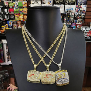 Venta caliente Denver <span class=keywords><strong>Mustang</strong></span> Champion colgante collar, aleación de alta calidad deportivo y COLLAR COLGANTE de moda, personalizable - Product Image 2