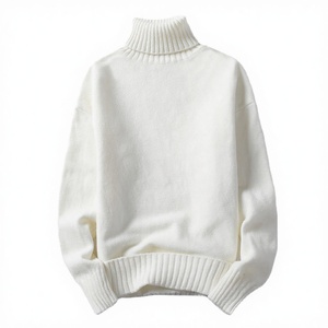 Cardigan en polyester chaud pour homme, style décontracté, col roulé, coupe ample et ajustée, idéal pour superposer ou porter en extérieur en automne et en hiver - Product Image 3