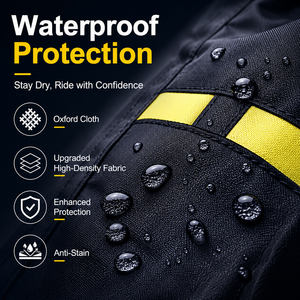 Traje Impermeable para Motocicleta con Logotipo Personalizado, Chaqueta y Pantalones Reflectantes, Resistentes al Viento y Transpirables para Hombres, Ciclismo al Aire Libre - Product Image 5