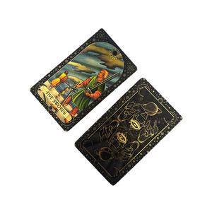 Venta Directa de 78 Mazos de <span class=keywords><strong>Tarot</strong></span> al por Mayor Cartas de Oráculo de Cristal en Inglés Adivinación Juego de Mesa <span class=keywords><strong>Tarot</strong></span> de Bruja con Guía - Product Image 6