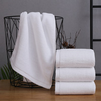 Usine En Gros Hôtel Bain Spa Salon Guest House Serviette 100% Coton Blanc Pas Cher Sueur Serviette De Douche Pour Hôtel